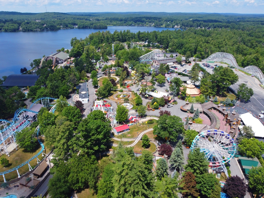 Overlooking Canobie Lake Park in Salem, NH